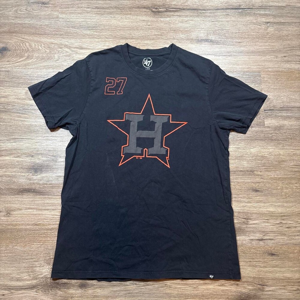 Houston Astros Black T Shirt Mlb 6 E‎ 72